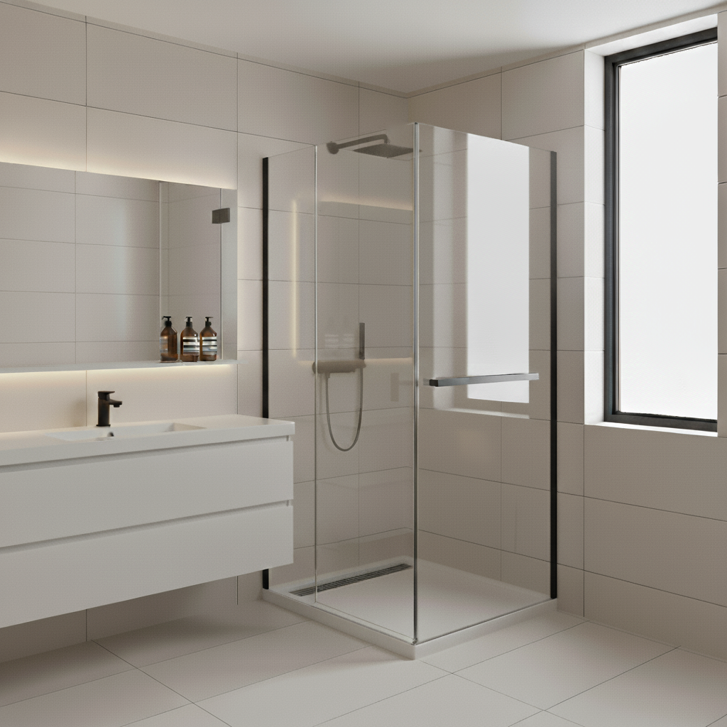 ALTER™ Rektangulært Dusjkar Hvitt (120 x 80 x 6) - Bilde 3