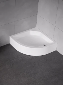ARTUS™ Kvadrant Dusjkar Hvitt (80 x 80 x 21)