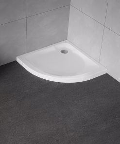 80x80x6 | CANTARE™ Dusjkar | Klassisk Buet | Hvit