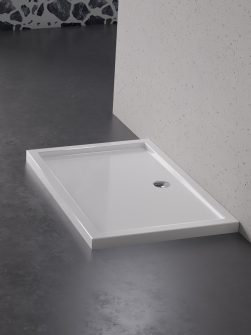 100x80x6 | CANTARE™ Dusjkar | Rektangulært | Hvit