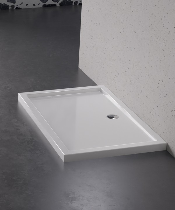 110x90x6 | CANTARE™ Dusjkar | Rektangulært | Hvit