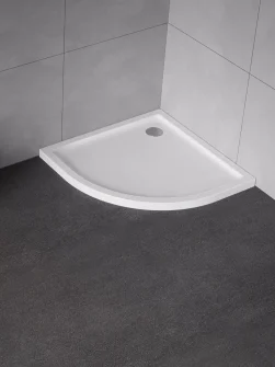 CANTAR™ Kvadrant Dusjkar Hvitt (90 x 90 x 4,5)
