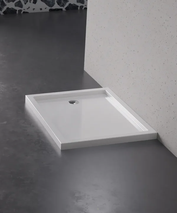 CANTAR™ Rektangulært Dusjkar Hvitt (120 x 90)