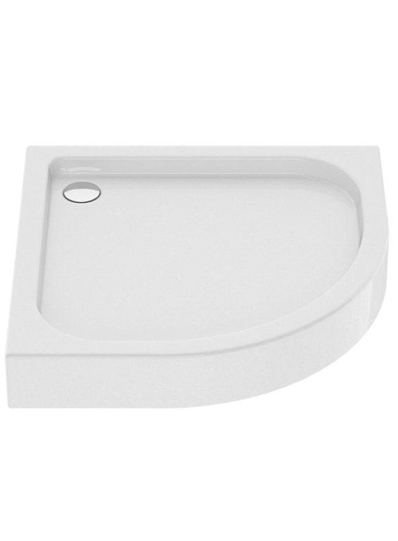 DOMIO™ Kvadrant Dusjkar Hvitt (80 x 80 x 16)
