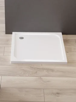 KANTARE™ Kvadrat Dusjkar Hvitt (100 x 100 x 6)