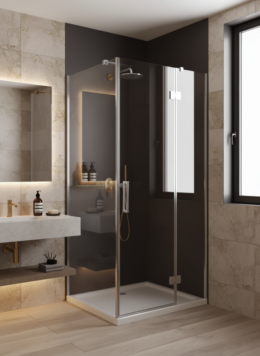 CANTARE™ Dusjkar | Kvadratisk | Hvit - Bilde 5