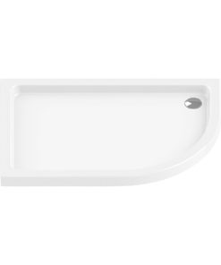 MAXIMA™ Dusjkar Offset Hvit (80 x 100 x 5,5)