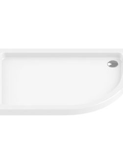 MAXIMA™ Dusjkar Offset Hvit (80 x 100 x 5,5)