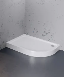 MAXIMA™ Dusjkar Offset Hvitt (80 x 100 x 5,5)