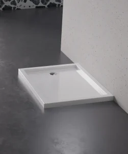 NEW CANTARE™ Rektangulært Dusjkar - Hvit (100 x 90 x 4.5)