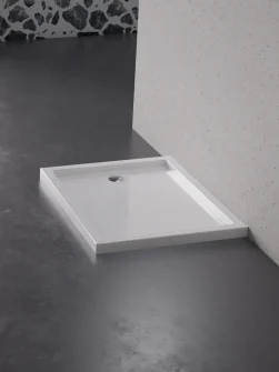 NEW CANTARE™ Rektangulært Dusjkar - Hvit (100 x 90 x 4.5)