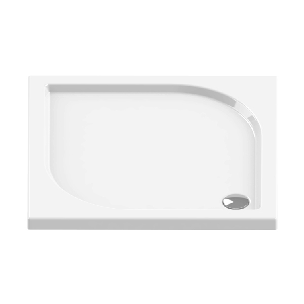 IDEO Kvadrat Dusjkar Hvitt (80 x 80 x 5,5)
