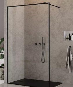MODUS Dusjvegg Sort (80 x 200)
