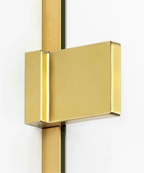 Veggfeste med profil til AVEXA Badekarvegger med fastvegg og svingdør