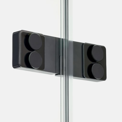 EVENTA Dusjhjørne m/Fastvegg + Venstre enkeltdør - 8mm glass - Bilde 7