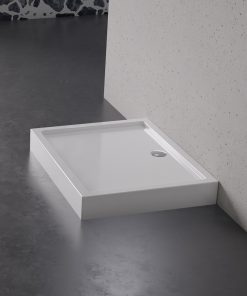 COLUMBUS™ Dusjkar | Rektangulær | Høy Utgave | Hvit