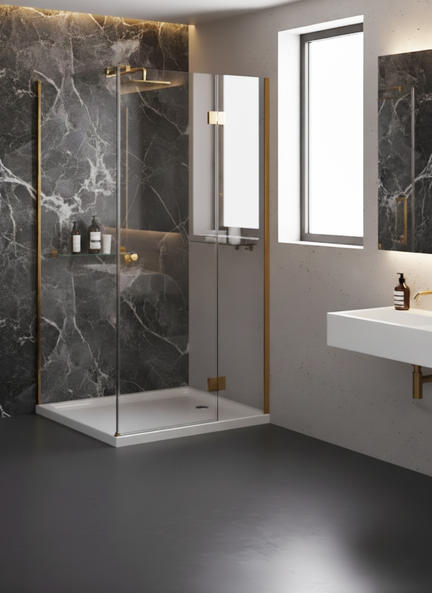 NEW CANTARE™ Dusjkar | Rektangulær | Lav Utgave | Hvit - Bilde 6