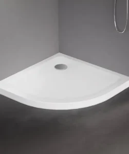 MILD™ Kvadrant Dusjkar – Hvit Akryl (80 x 80 x 4,5)