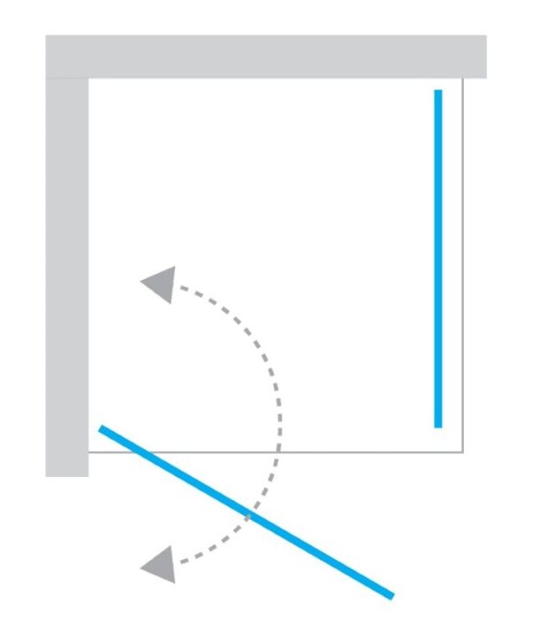 Døråpning - NEW SOLEO - Fastvegg + Svingdør