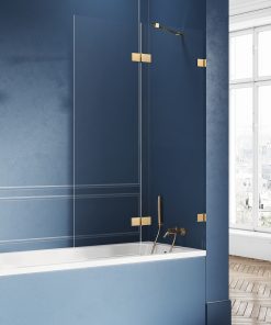 AVEXA badekarvegger m/høyre fastvegg og svingdør - 6 mm glass