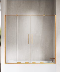 SMART Badekarvegger med doble skyvedører - 8 mm glass