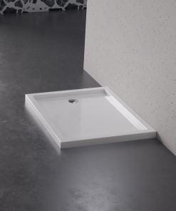 NEW CANTARE™ Dusjkar | Rektangulær | Lav Utgave | Hvit